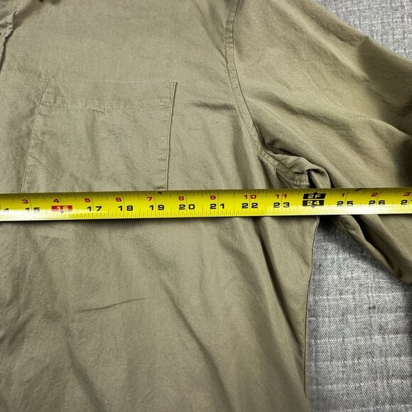 Eddie Bauer Guide Series Shirt Men XL Tan Button Down LS Outdoor Fishing - Picture 3 of 8